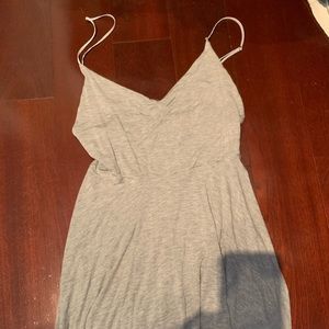Grey mid-length dress